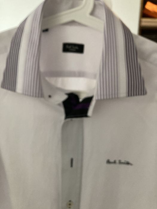 Koszula biała meska slim fit Paul Smith