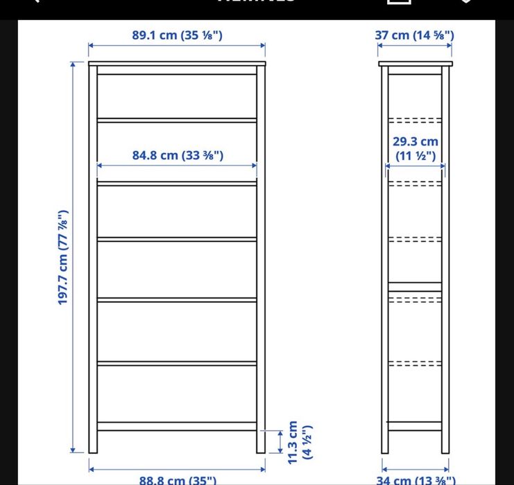 Conjunto hemnes do ikea