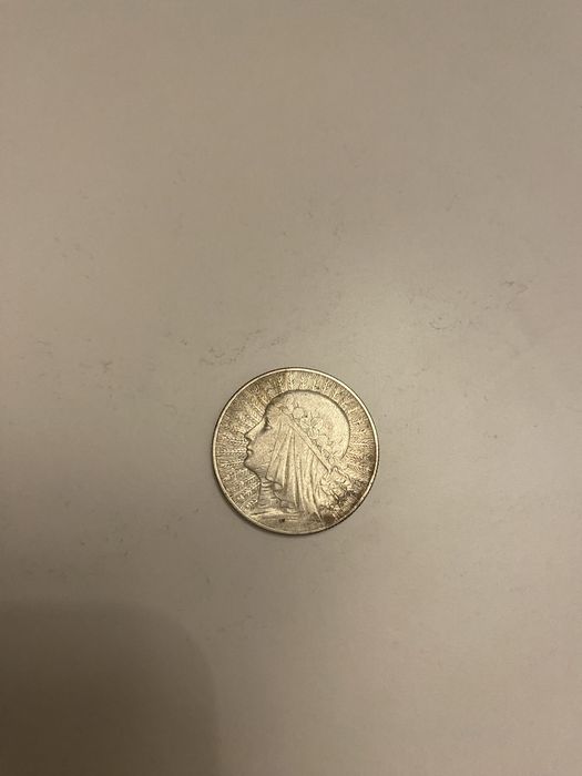 Moneta II RP - 5 zł z1932r Głowa kobiety