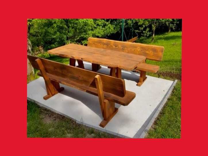 PRODUCENT | Góralskie Meble Ogrodowe z litego drewna | meble do ogrodu | komplet GÓRAL