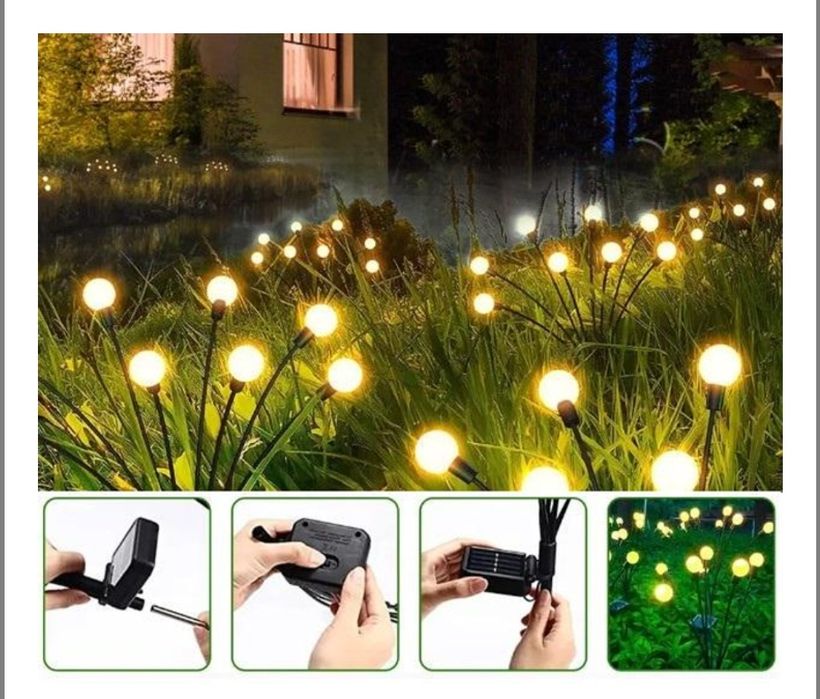 Газонний світильник Феєрверк на сонячній батареї
Новий Газонний світил