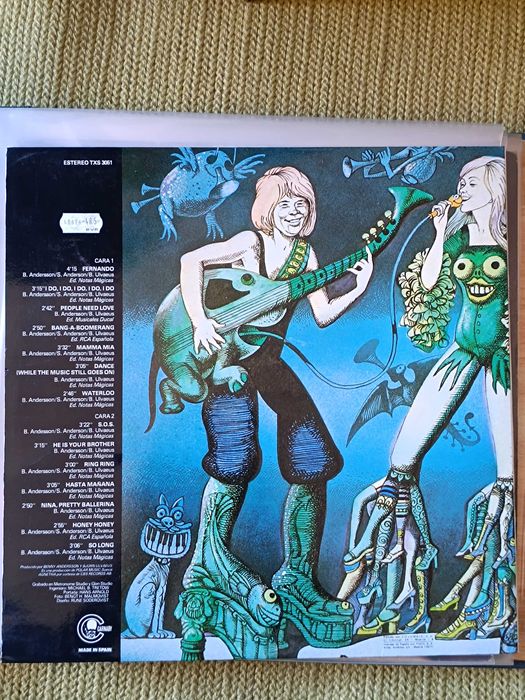 Disco Vinil "ABBA - Grandes Exitos"