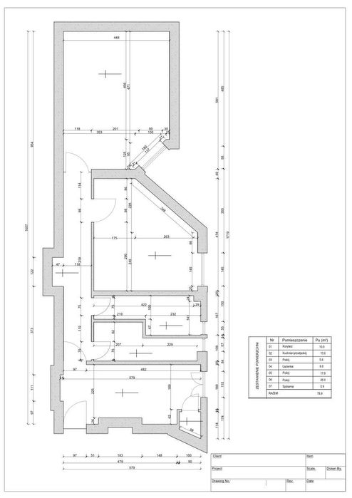 Przestronne mieszkanie w centrum Jarocina! 77m2