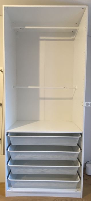 Roupeiro branco Ikea 2,36x57