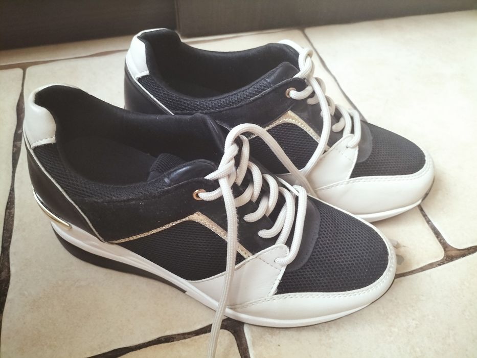 Sneakersy Jenny Fairy, adidasy, r. 37, ukryty koturn