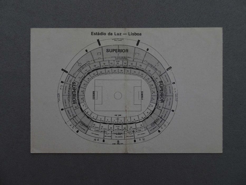 Bilhete Futebol Portugal 91 Rep Irlanda Coreia Portugal Argentina