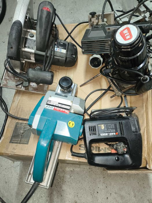 Lote de máquinas Makita, Elu, Black & Decker, Parkside