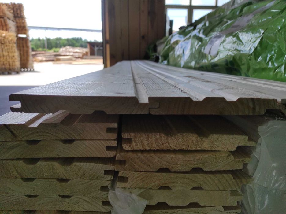 Deska elewacyjna typu pióro-wpust Softline - świerk 19x146 klasa A/B