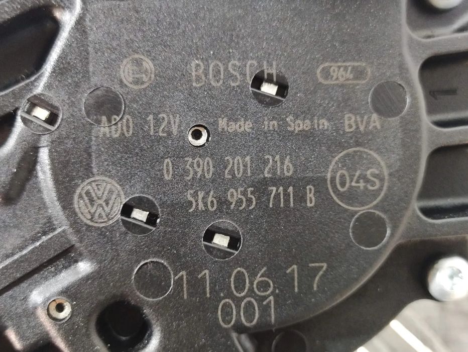 Motor limpa vidros da mala VW Touran 1T3 original