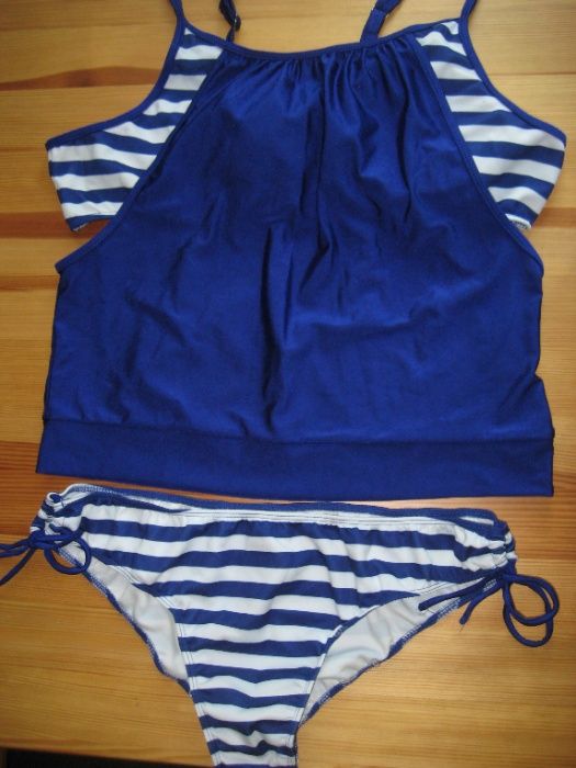 Strój kąpielowy XXL tankini + majtki nowy