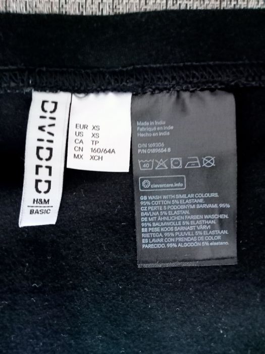 Czarna spódnica H&M rozmiar xs