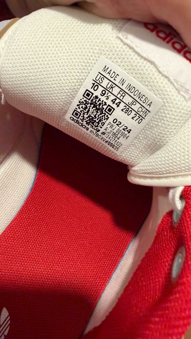 adidas NY 90 White Scarlet EU 44 US 10 nowe JI1894