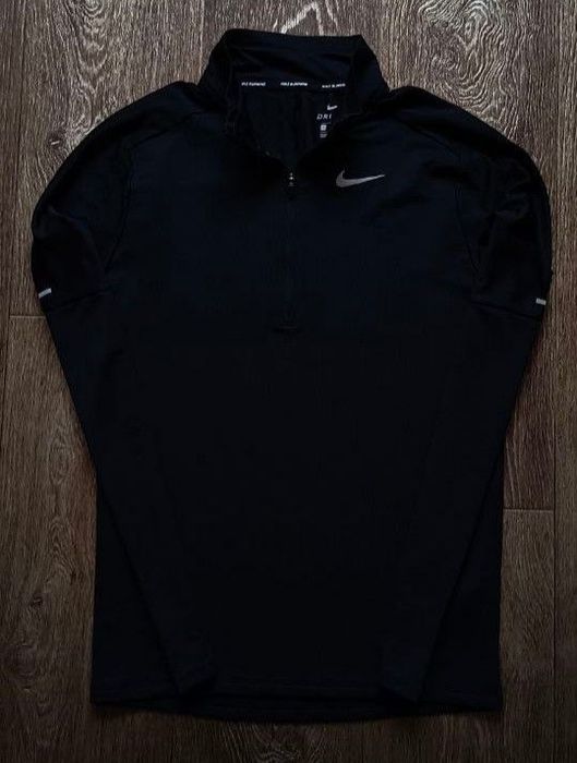 Чёрное мужское спортивное термо свитшот худи Nike Pro Combat размер S