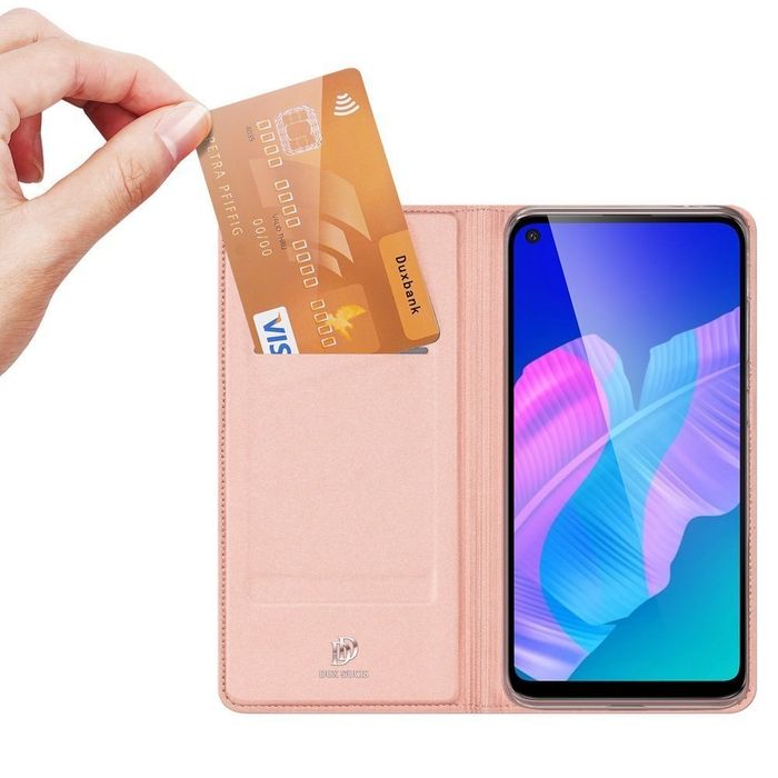 Etui Dux Ducis Skin Pro Z Klapką Do Huawei P40 Lite E Różowy