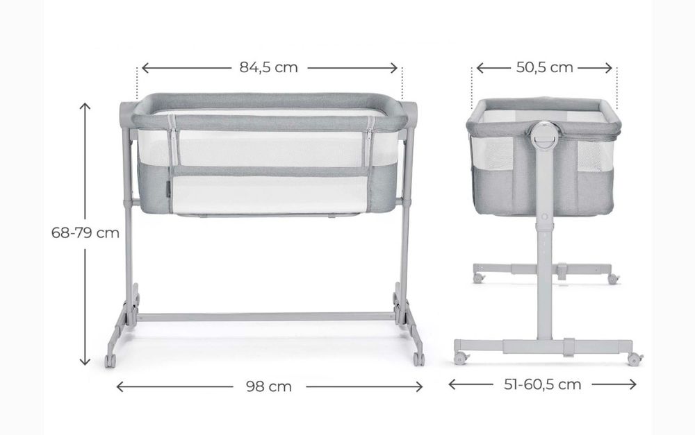 Cama de encostar "Neste Up" da  Kinderkraft