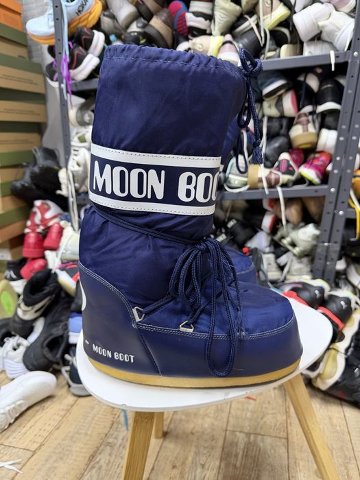 Зимові чоботи Moon Boot темно сині