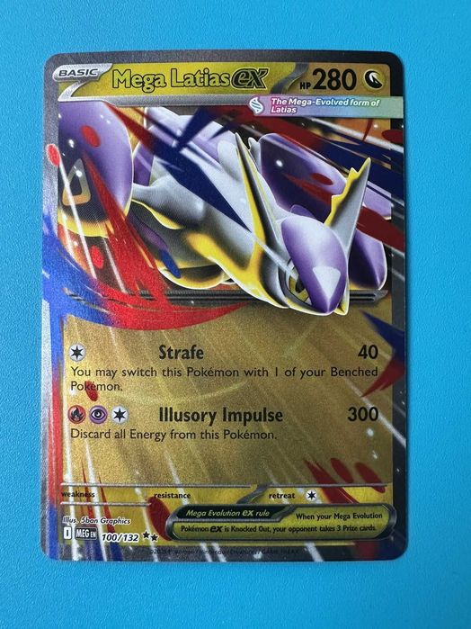 Karta Pokemon Mega Evolution Mega Latias ex (MEG 100)
