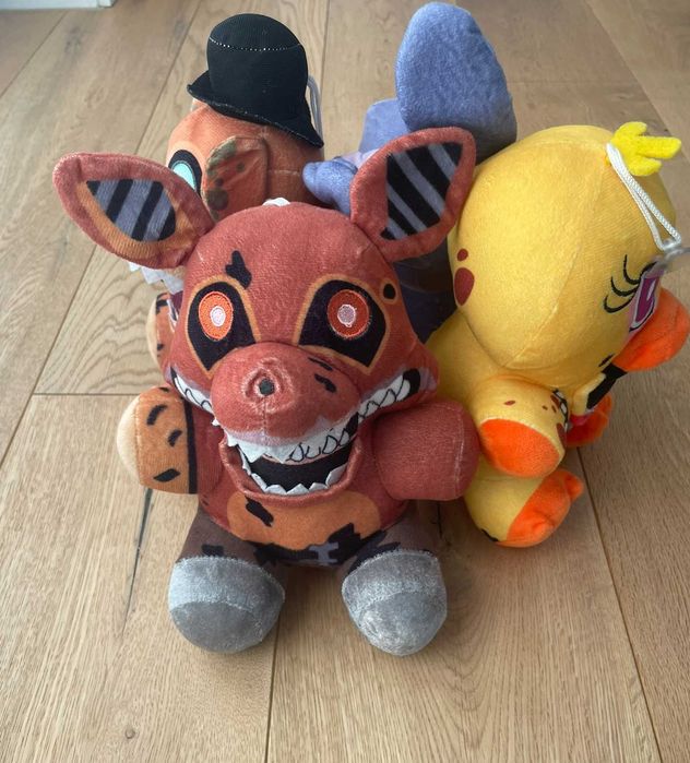 [Nowe] 4 maskotki FNAF Freddy Foxy Bonnie Chica