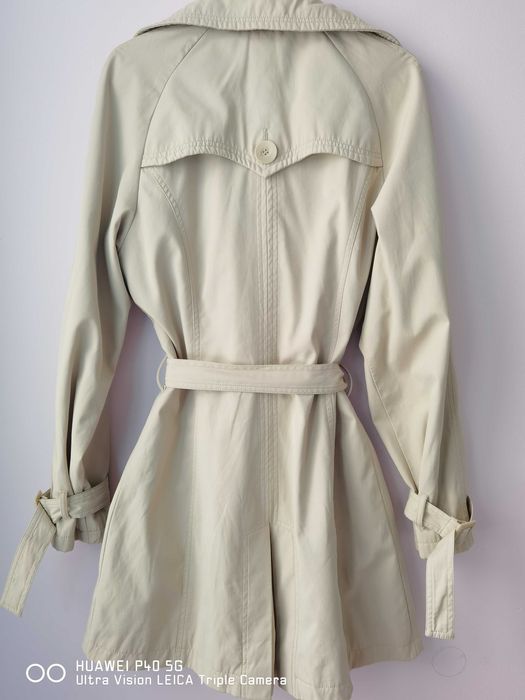 Płaszcz, trencz beżowy Monnari rozmiar 36/38  S/M