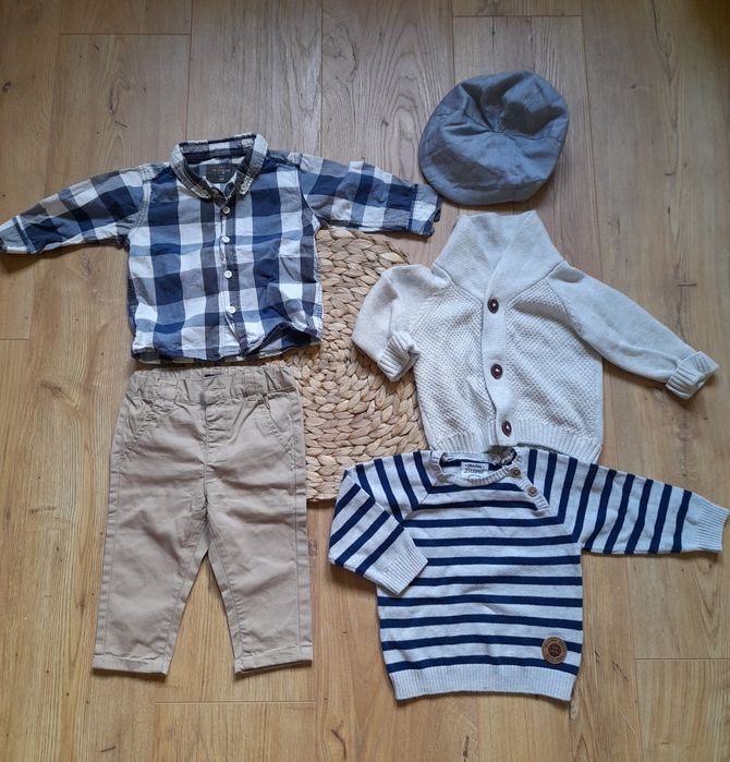 Komplet chrzest komunia wesele chłopiec r.68