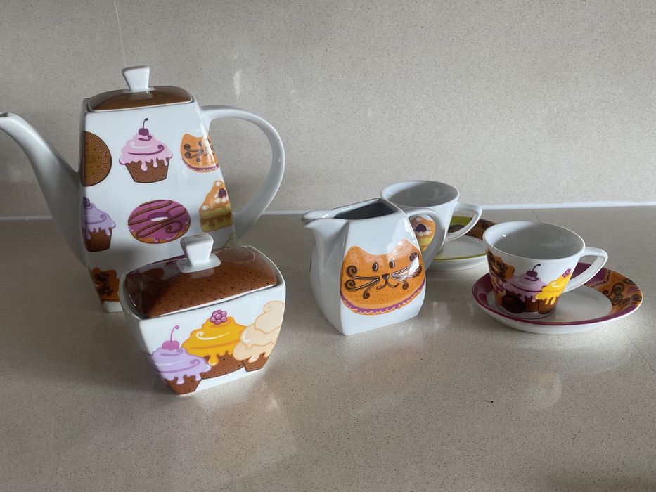 Conjunto de chá Loja Gato Preto