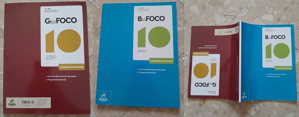 Manuais 10º ano curso Ciências. Ler anuncio sobre preços de cada