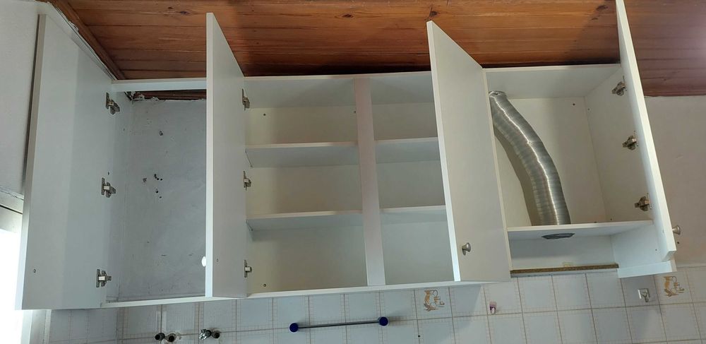 Armário de cozinha completo - superior e bancada