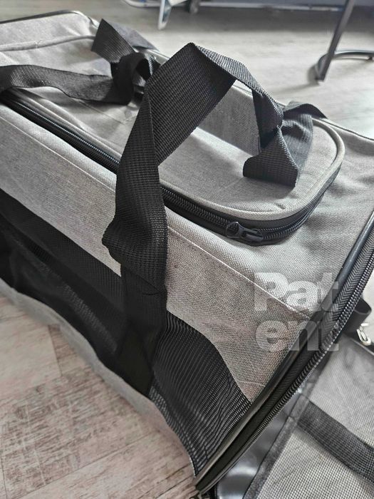 Transporter torba transportowa dla psa kota królika świnki szary