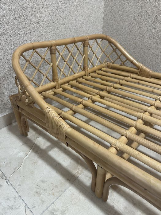 Cama rattan criança