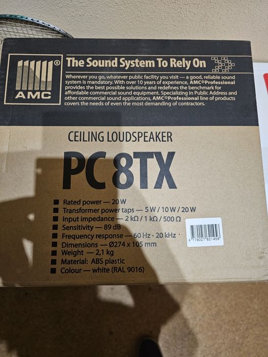 Встраиваемый Динамик AMC PC 8TX