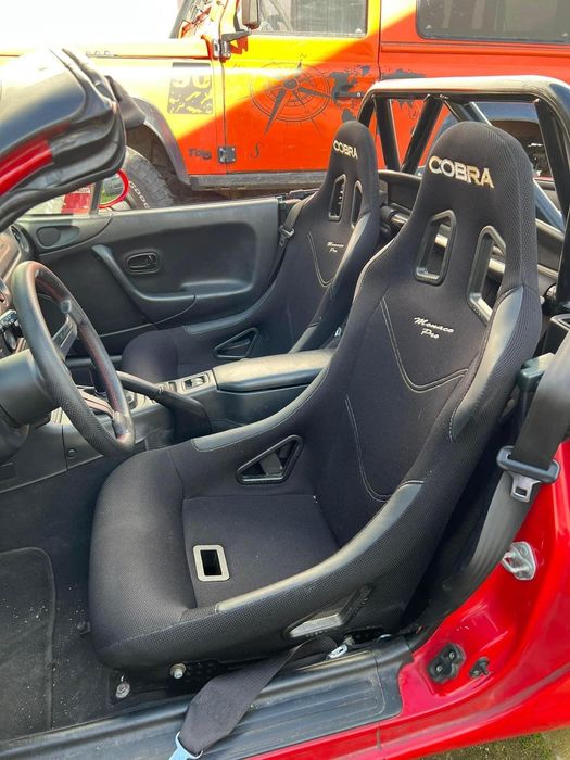 Baquets cobra com calhas para mx5 NB