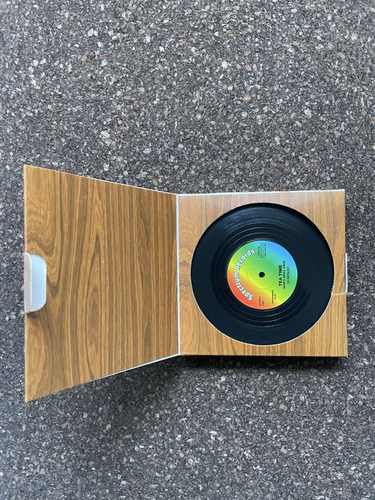 6 bases de copo imitar disco vinil