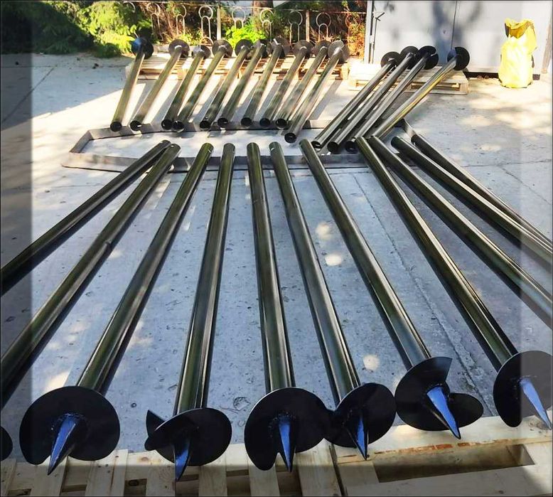 Свая одновиткова,геошуруп,многовитковая,фундамент