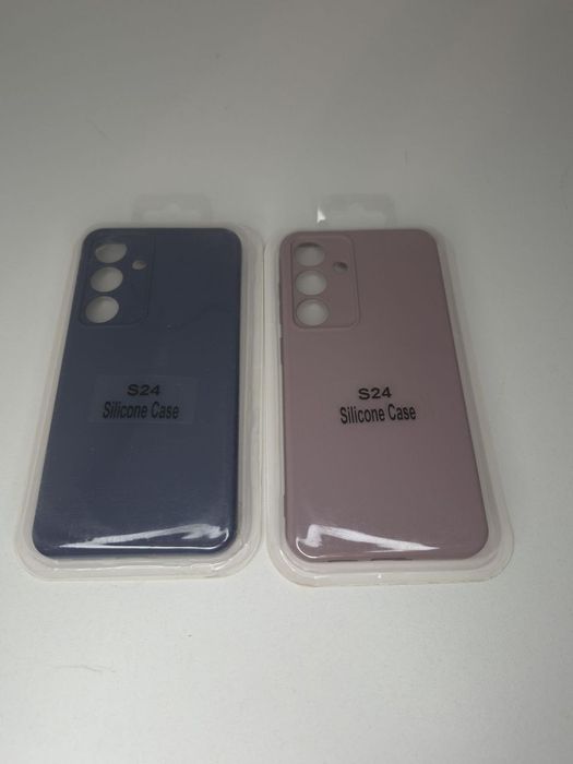 Чохол чехол Samsung S24 з мікрофіброю микрофиброй рожевий