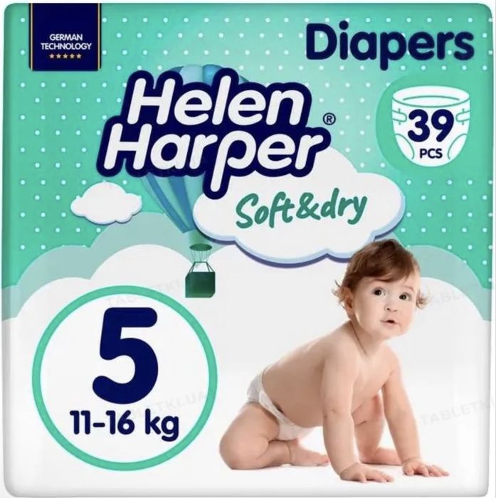 Підгузники Helen Harper 5 від 11до 16 кг