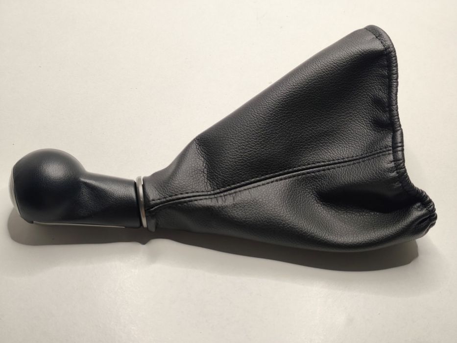 Manete Fole Mudanças Seat Ibiza 6J IV Alavanca Moca Caixa Velocidades Punho 5v 6v Coifa Pega Forro Couro Aro Base Aro Completo Novo