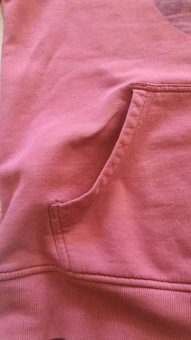 Bluza z kapturem bordowa timberland roz m