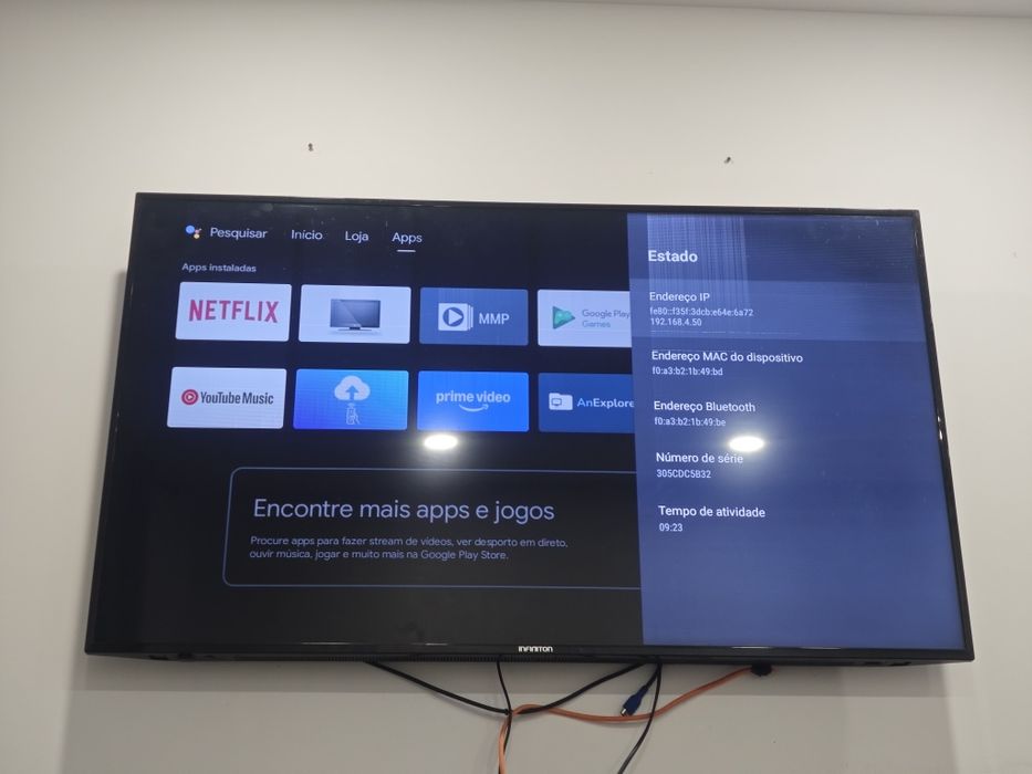 Televisão infinition 55 ou 60