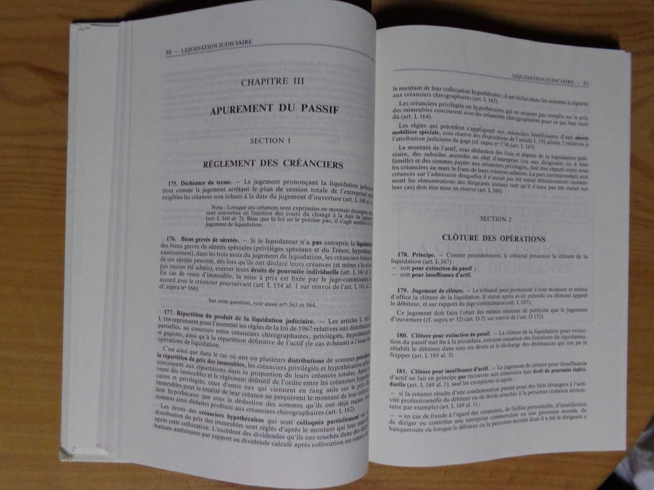 Livro - Le redressement judiciaire: guide pratique