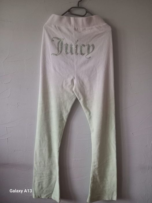 Juicy couture welurowe spodnie damskie M
