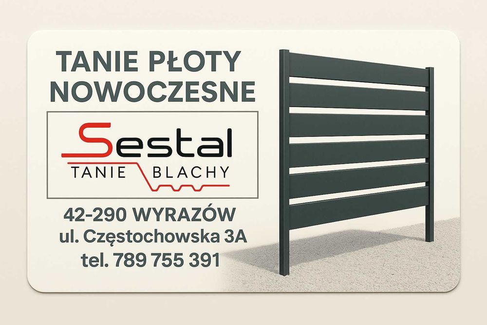 Ogrodzenie Panelowe panel ogrodzeniowy 2,5x1,5m brama ściana płot stal