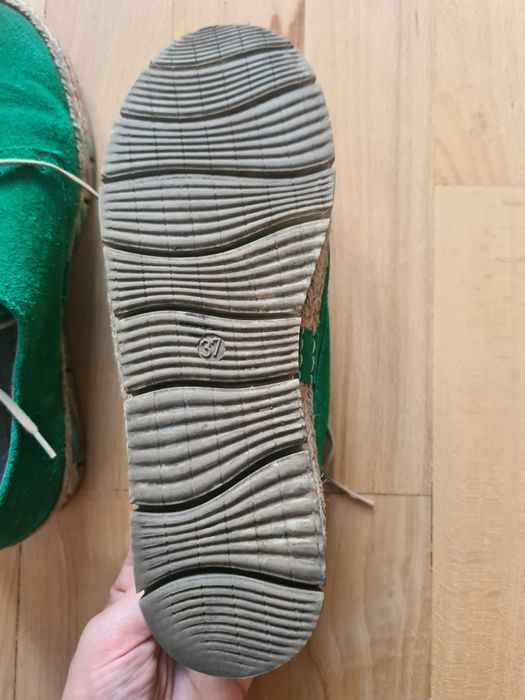 Espadryle Maciejka skórzane 37