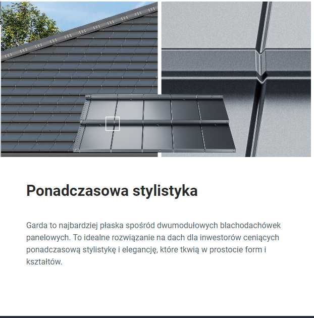 Budmat Garda Blachodachówka Płaska Modułowa Nowość !!!