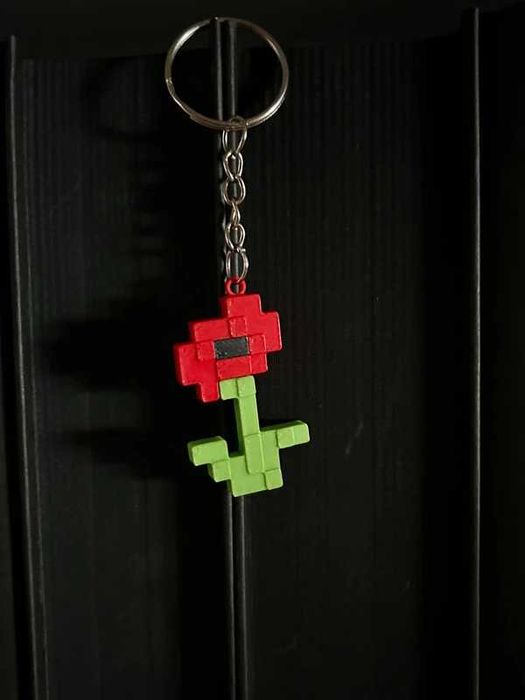 Breloczek Kwiat maku minecraft
