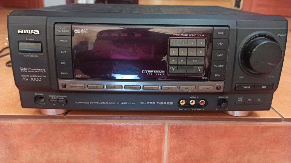 Amplituner AIWA AV-X100 - całkiem mocny
