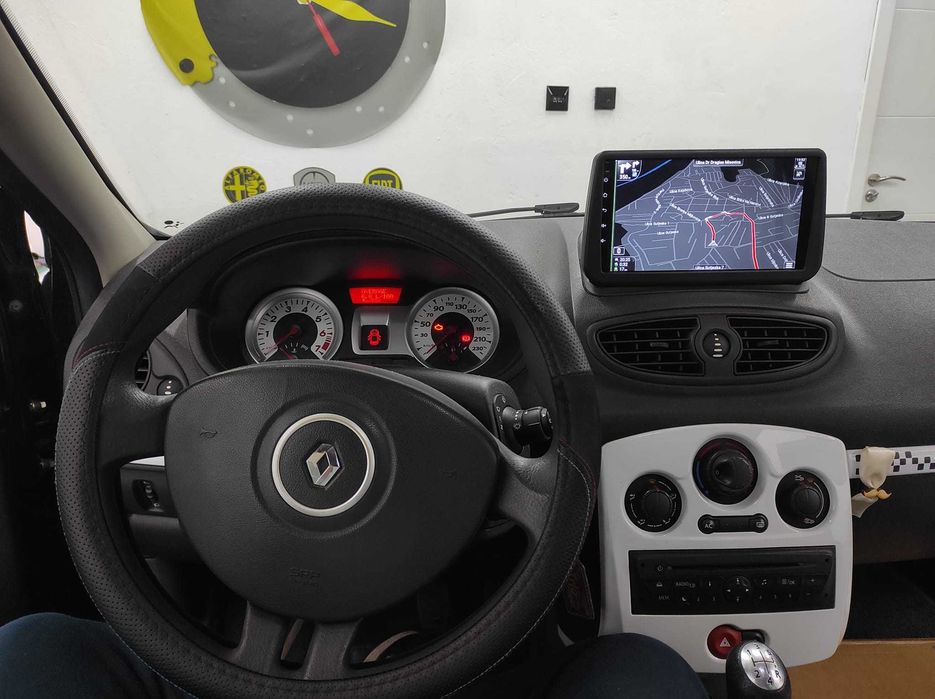 Rádio 2DIN 9"• Renault Clio 3 III • (2005 a 2014) • Android [4+64GB]