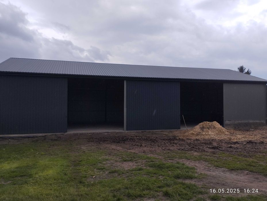 Hala stalowa, rolnicza, budynek gospodarczy, magazyn, blacha trapezowa 10x20x4,5