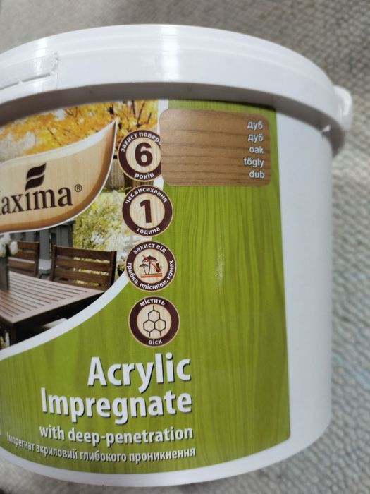 Імпрегнат Maxima акриловий глибокого проникнення Безбарвний 3 л