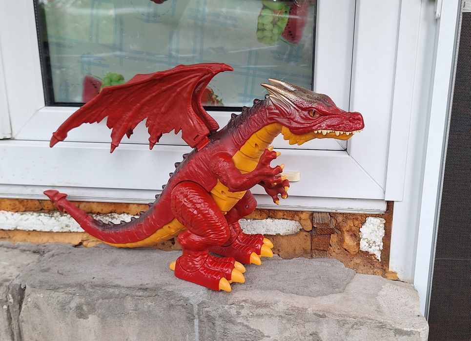 Інтерактивна іграшка Zuru (Зуру) Дракон Robo Alive Ferocious Dragon - Вогняний Дракон