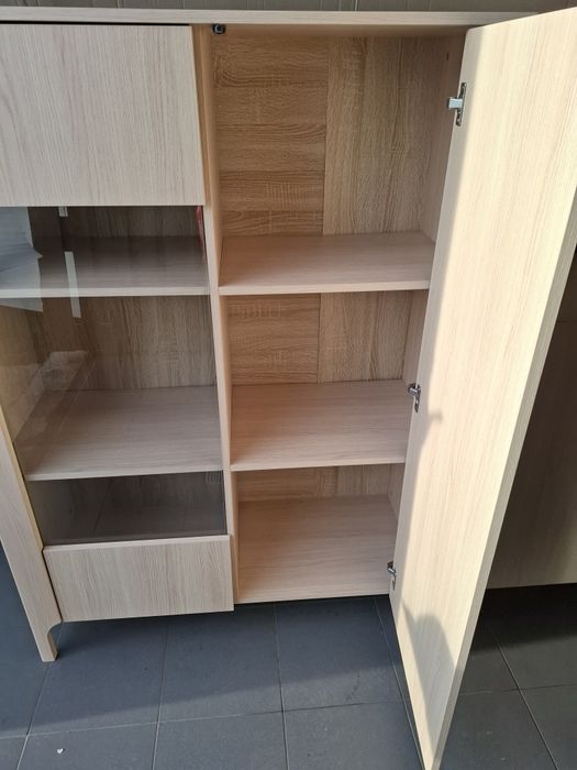 Nowy zestaw mebli, RTV, witryna,komoda